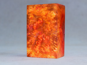 Stabilized Maple Burl Wood Mod Block